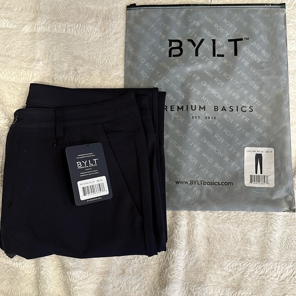 BYLT Basics Other - BYLT Basics pants. 36 waist. Brand new. Navy blue